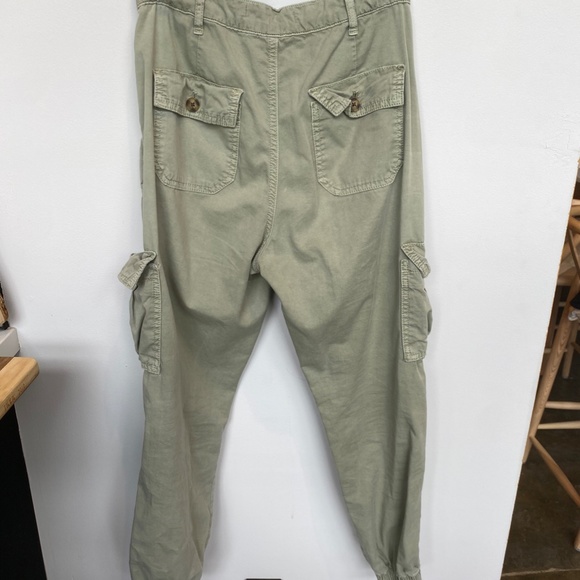 Zara Olive Cargo Pant Size 2 - Picture 3 of 8